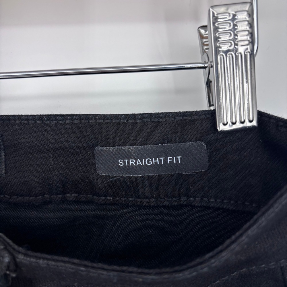Judy Blue High Waist Tummy Control Straight Fit Jeans Womens 7/28 Black Stretch - Picture 9 of 10